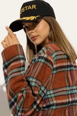 Dsquared2 CZARNY Czapka z daszkiem