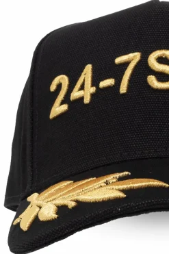 Dsquared2 CZARNY Czapka z daszkiem