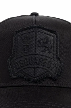 Dsquared2 CZARNY Czapka z daszkiem