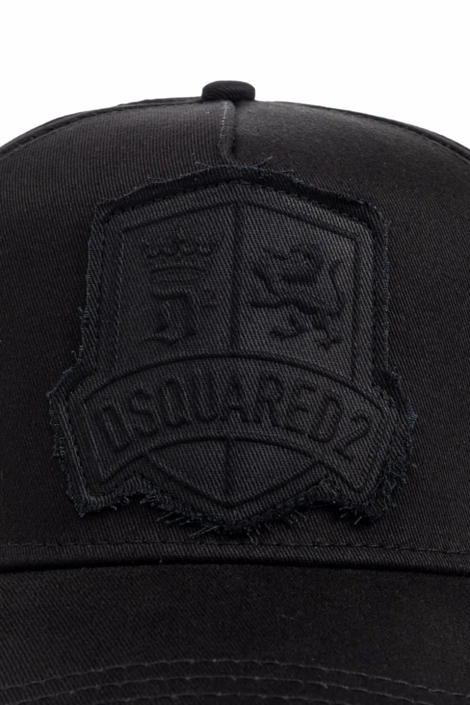 Dsquared2 CZARNY Czapka z daszkiem