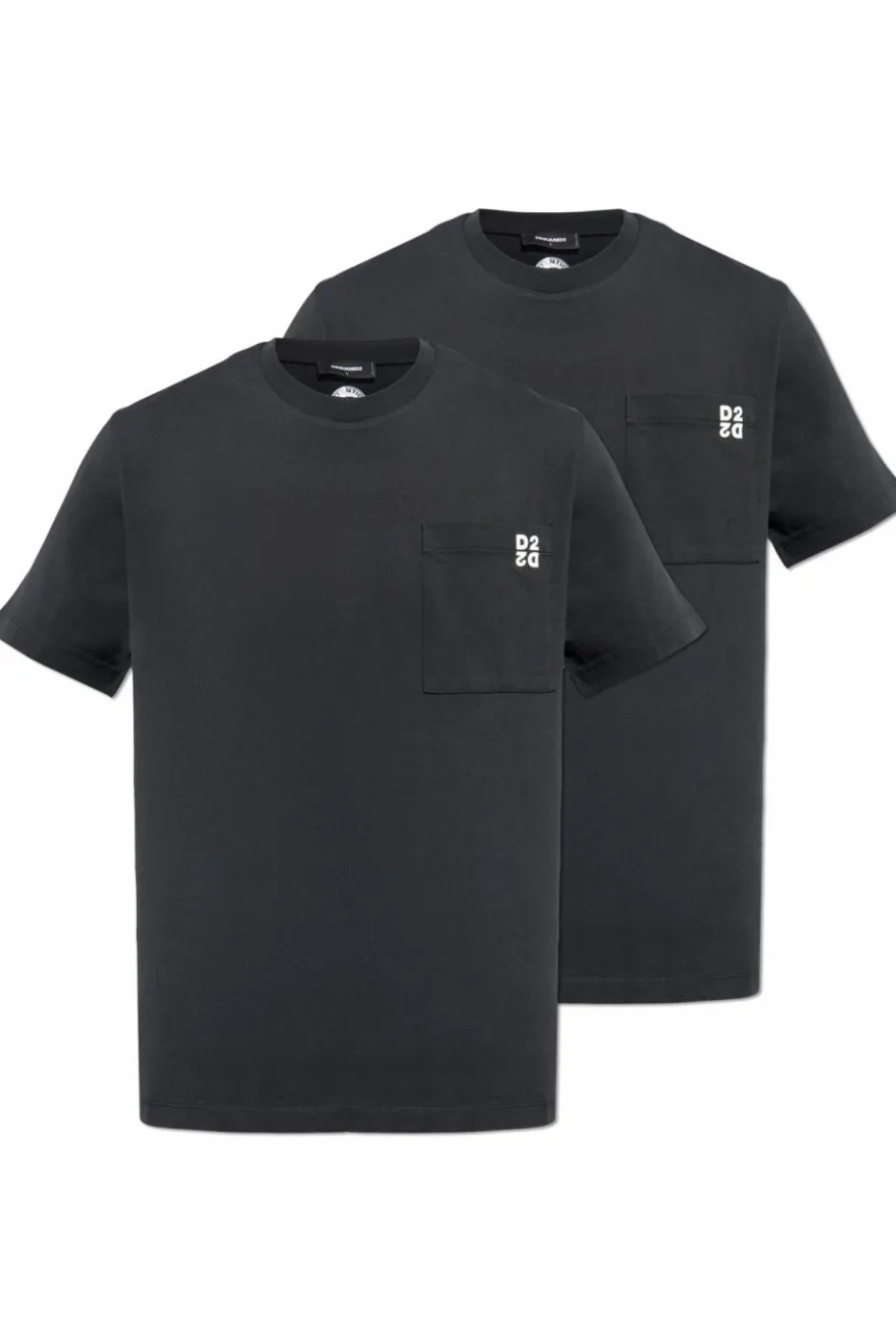Dsquared2 CZARNY Dwupak t-shirtów z logo