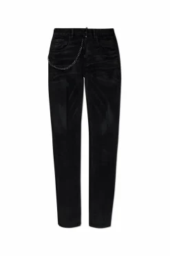 Dsquared2 CZARNY Jeansy `24/7`