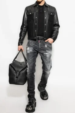 Dsquared2 CZARNY Jeansy `Cool Guy`