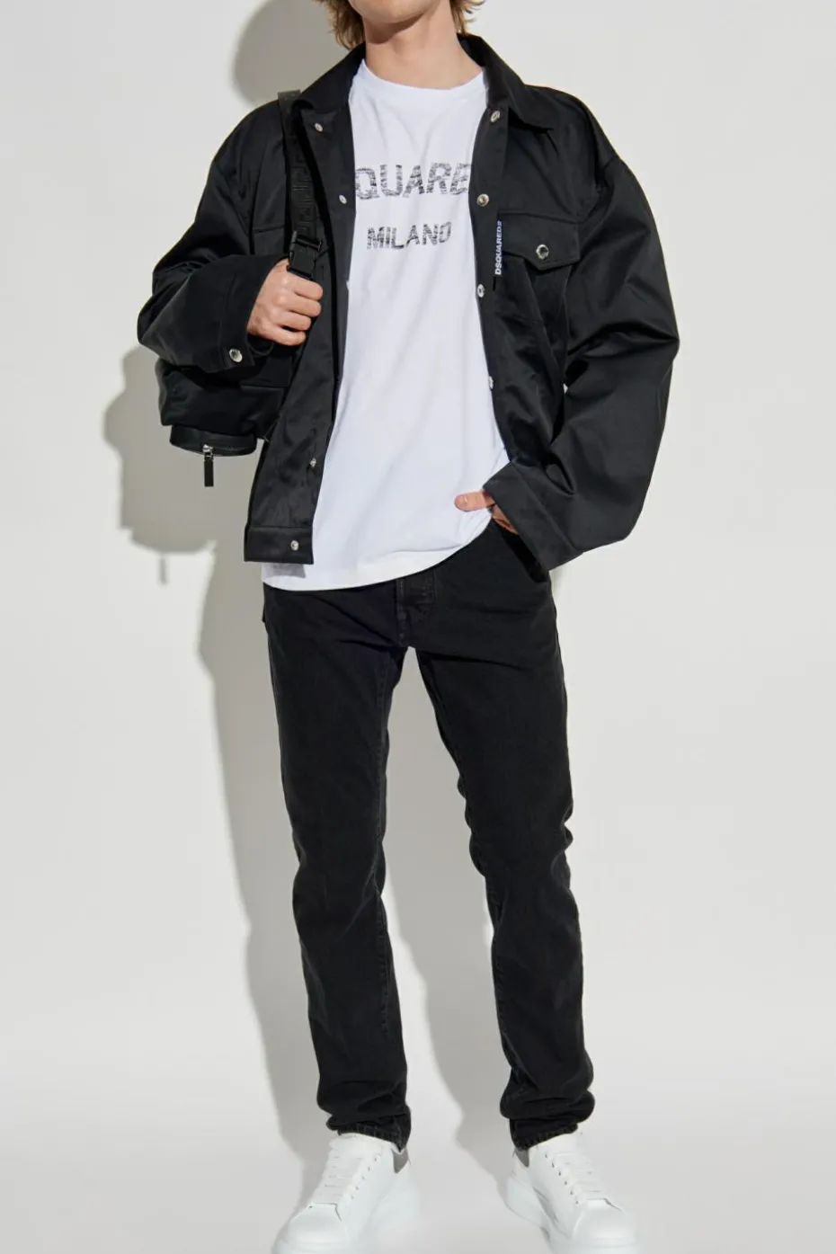 Dsquared2 CZARNY Jeansy `Cool Guy`