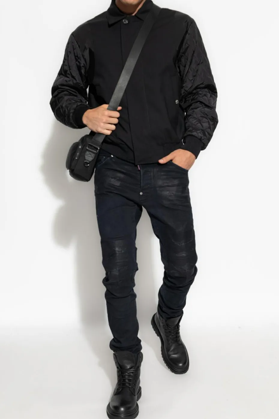 Dsquared2 CZARNY Jeansy `Cool Guy`