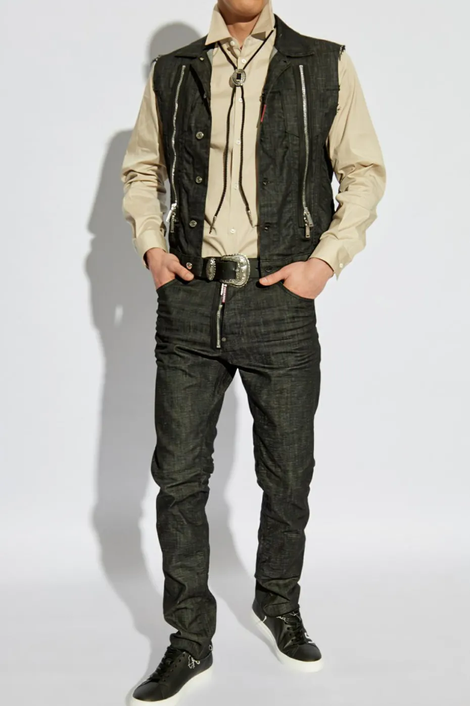 Dsquared2 CZARNY Jeansy `Cool Guy`