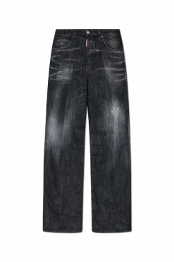 Dsquared2 CZARNY Jeansy `Loose`