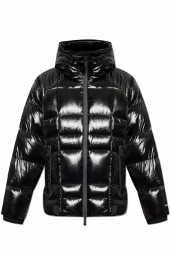 Dsquared2 CZARNY Kurtka puchowa z kapturem