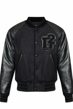 Dsquared2 CZARNY Kurtka typu `bomberka`