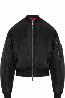 Dsquared2 CZARNY Kurtka typu `bomber`
