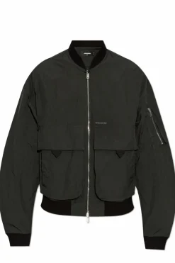 Dsquared2 CZARNY Kurtka z logo