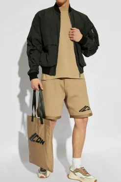 Dsquared2 CZARNY Kurtka z logo