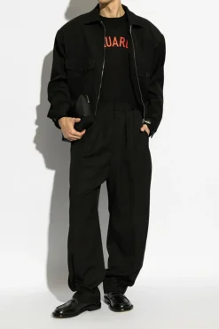 Dsquared2 CZARNY Kurtka z kieszeniami