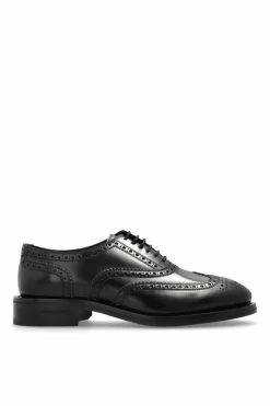 Dsquared2 CZARNY Skórzane buty
