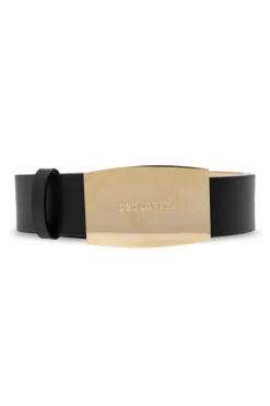 Dsquared2 CZARNY Skórzany pasek