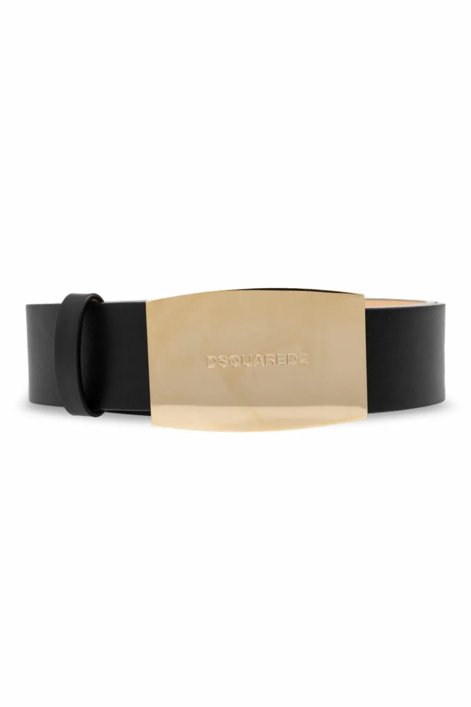 Dsquared2 CZARNY Skórzany pasek
