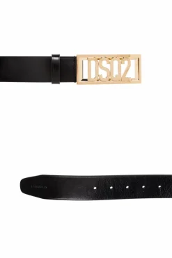 Dsquared2 CZARNY Skórzany pasek