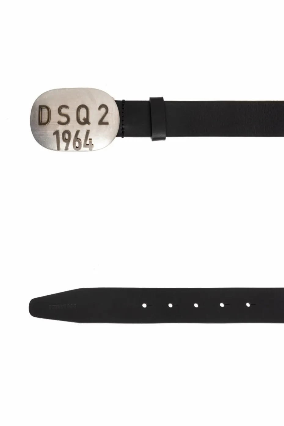 Dsquared2 CZARNY Skórzany pasek