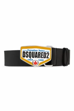 Dsquared2 CZARNY Skórzany pasek