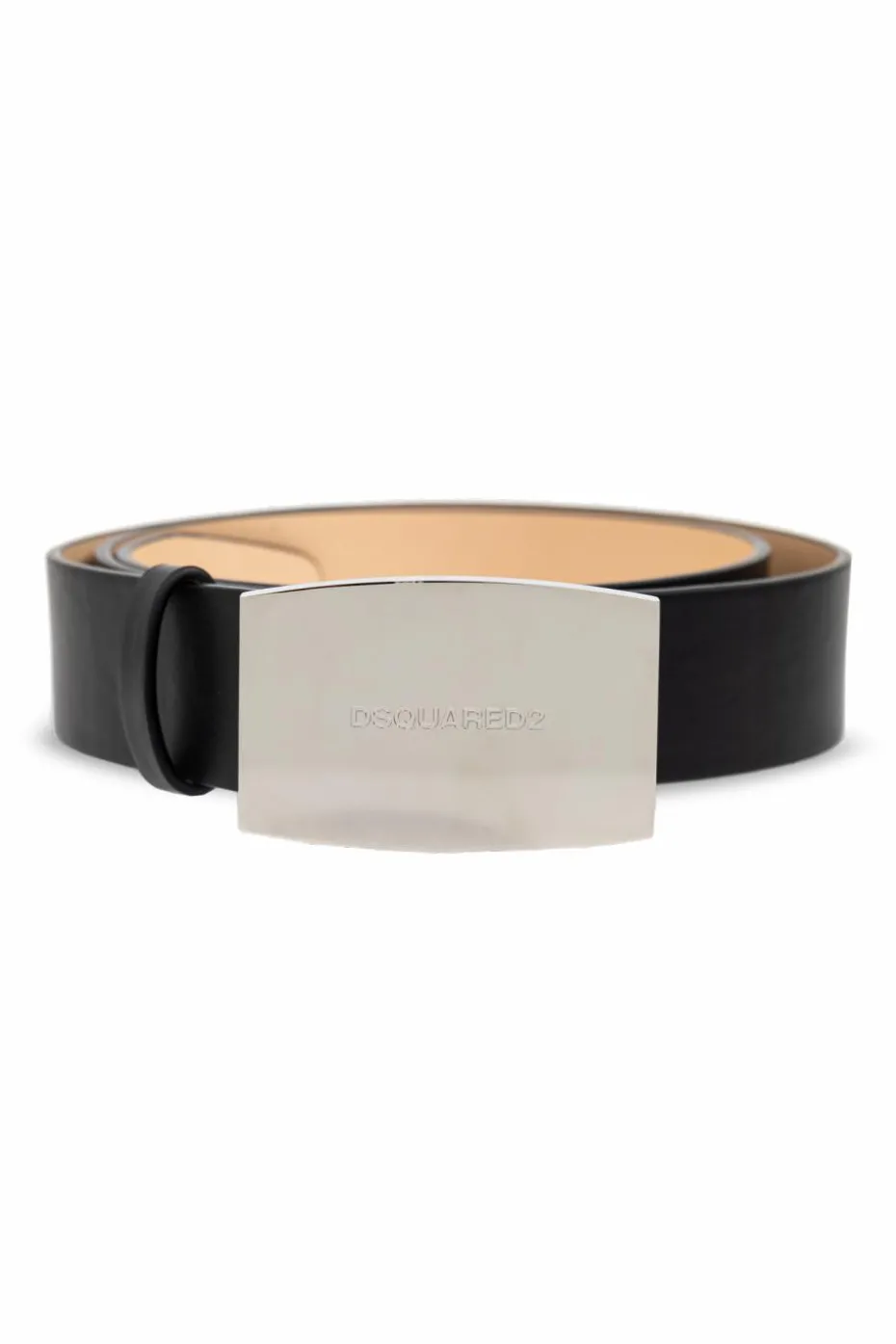 Dsquared2 CZARNY Skórzany pasek