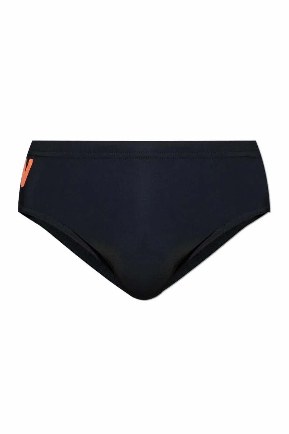 Dsquared2 CZARNY Slipy kąpielowe z logo