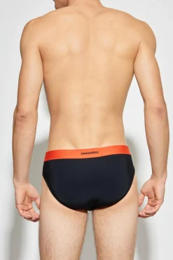 Dsquared2 CZARNY Slipy kąpielowe