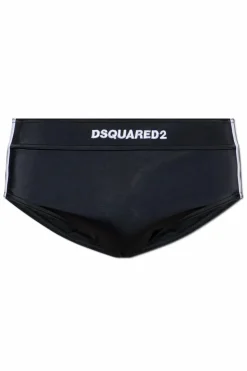 Dsquared2 CZARNY Slipy kąpielowe