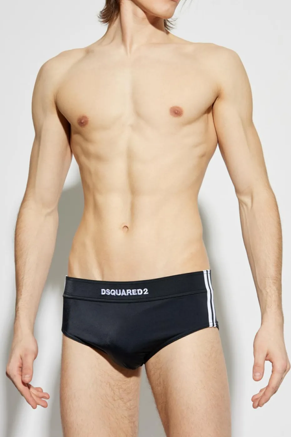 Dsquared2 CZARNY Slipy kąpielowe