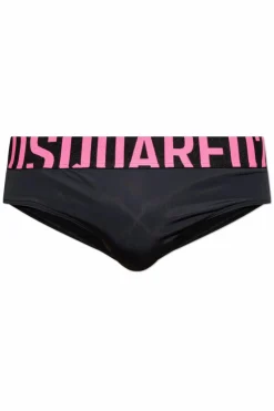 Dsquared2 CZARNY Slipy kąpielowe