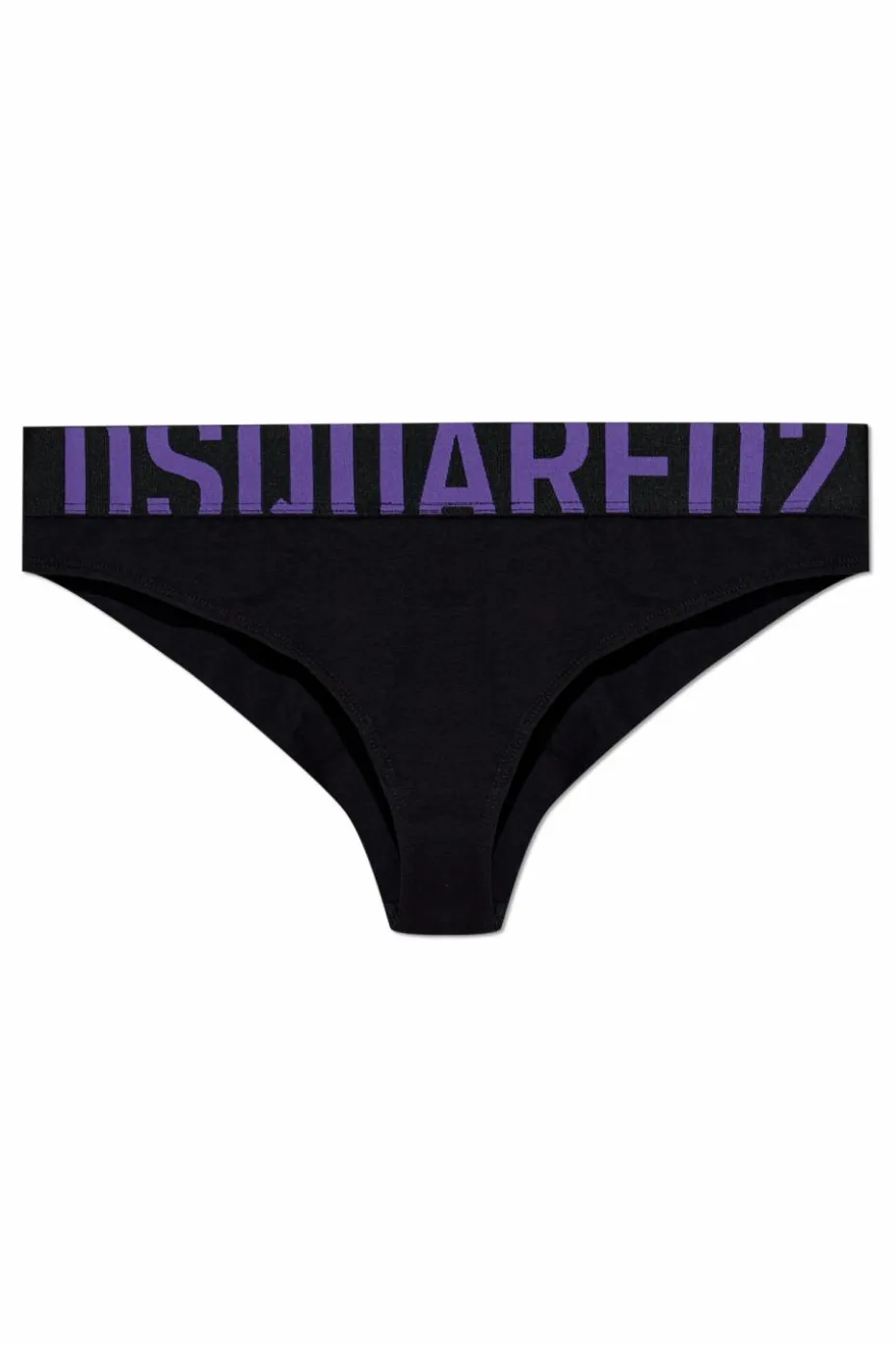 Dsquared2 CZARNY Slipy z logo