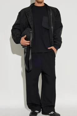 Dsquared2 CZARNY Spodnie dresowe z logo