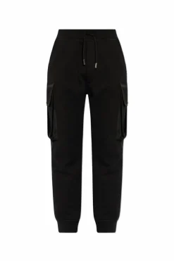 Dsquared2 CZARNY Spodnie dresowe typu `cargo`