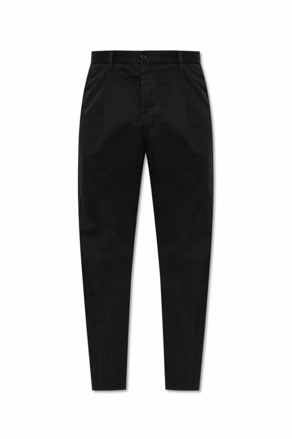 Dsquared2 CZARNY Spodnie `One Pleat`
