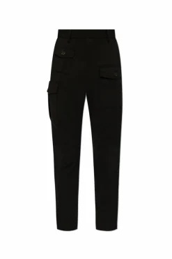 Dsquared2 CZARNY Spodnie `Sexy Cargo`