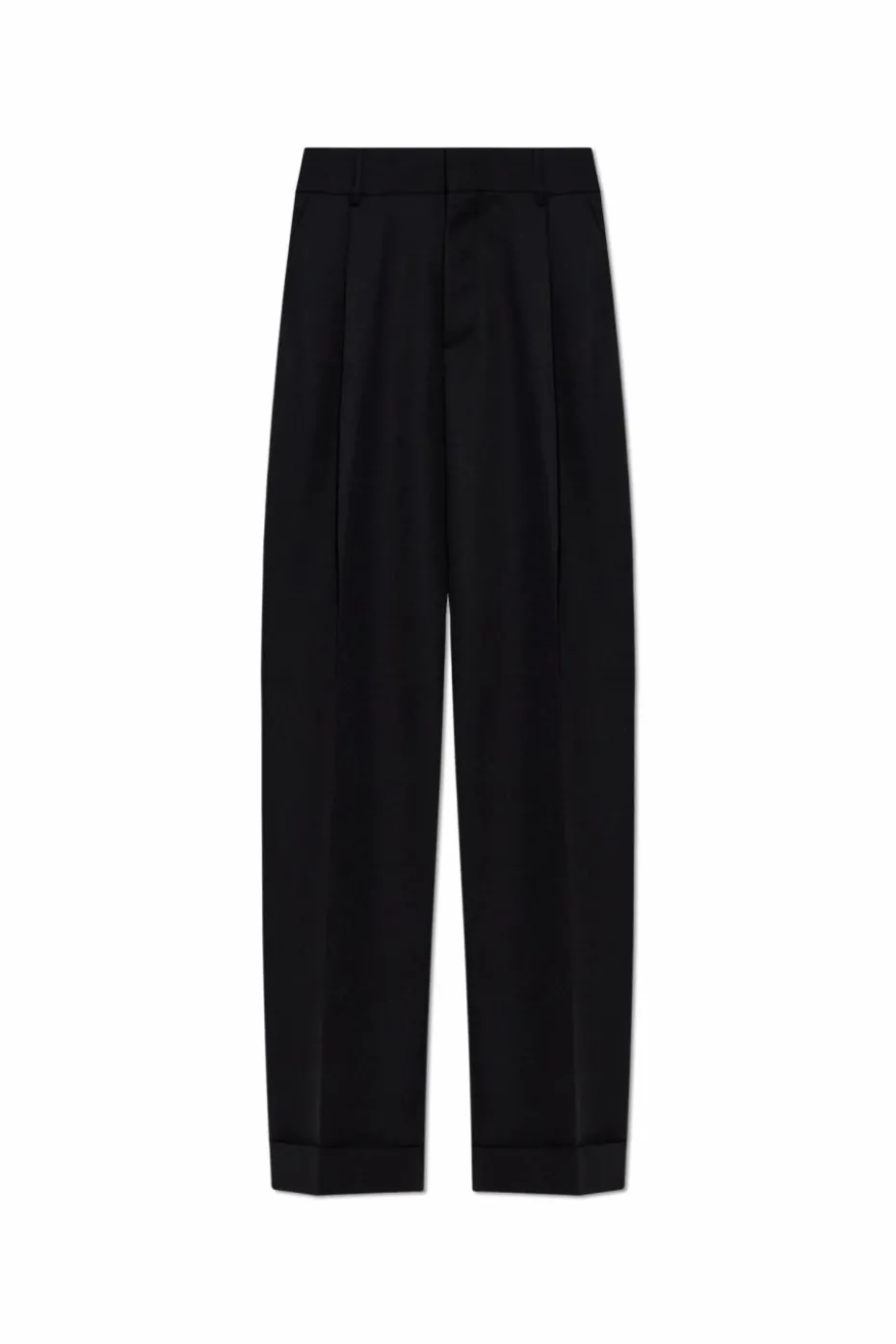 Dsquared2 CZARNY Spodnie w kant