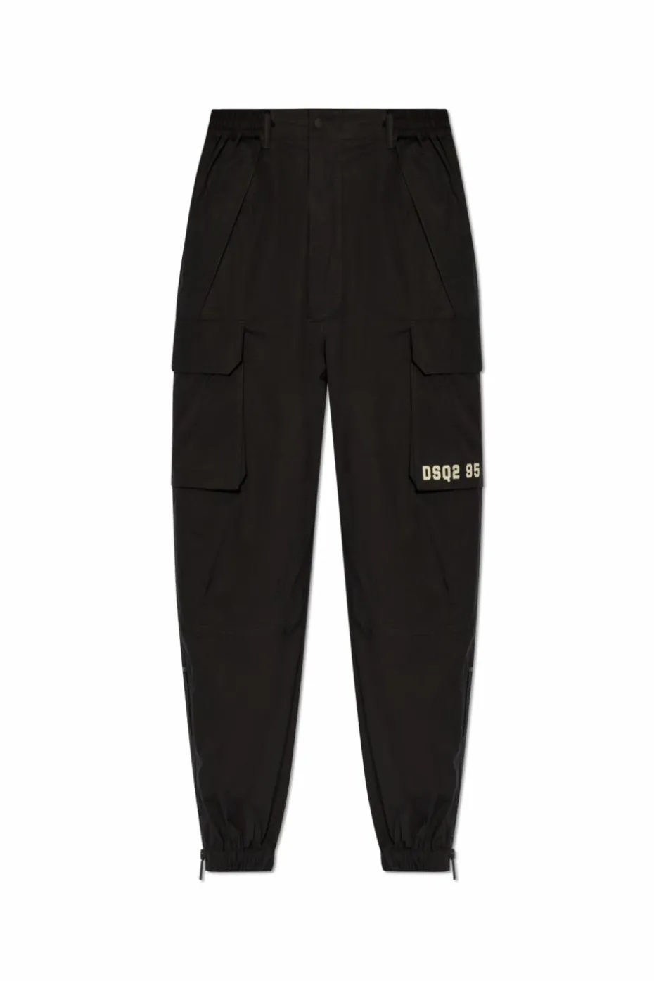 Dsquared2 CZARNY Spodnie z kieszeniami