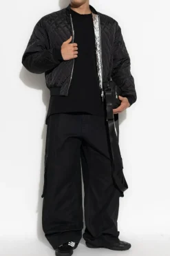 Dsquared2 CZARNY Spodnie z logo