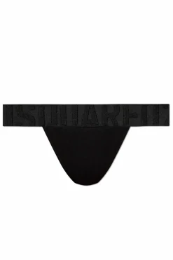 Dsquared2 CZARNY Stringi z logo