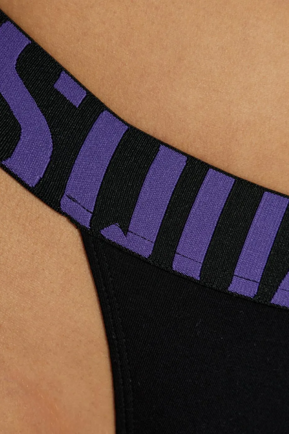 Dsquared2 CZARNY Stringi z logo