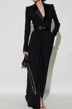 Dsquared2 CZARNY Sukienka z pasem