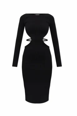Dsquared2 CZARNY Sukienka z wycięciami