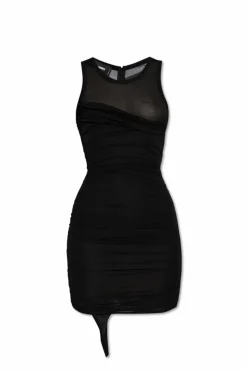 Dsquared2 CZARNY Sukienka z drapowaniem