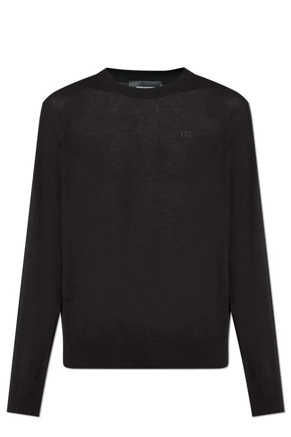 Dsquared2 CZARNY Sweter z logo