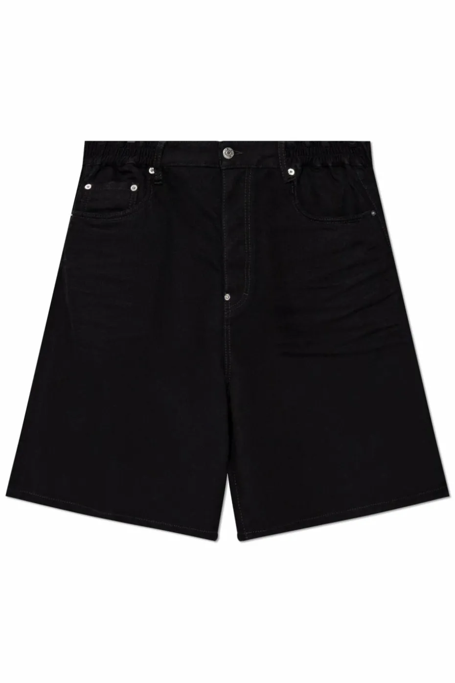 Dsquared2 CZARNY Szorty jeansowe