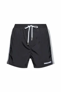 Dsquared2 CZARNY Szorty kąpielowe