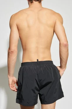 Dsquared2 CZARNY Szorty kąpielowe