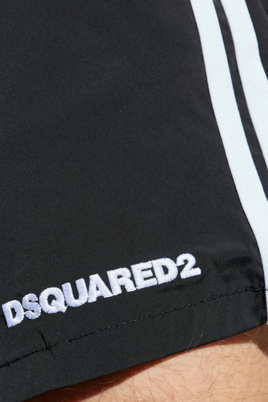 Dsquared2 CZARNY Szorty kąpielowe
