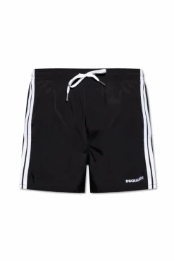Dsquared2 CZARNY Szorty kąpielowe