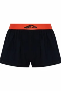 Dsquared2 CZARNY Szorty z logo