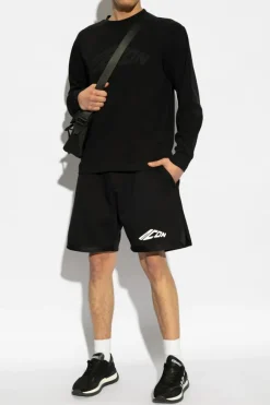 Dsquared2 CZARNY Szorty z logo